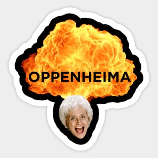 Oppenheima Sticker